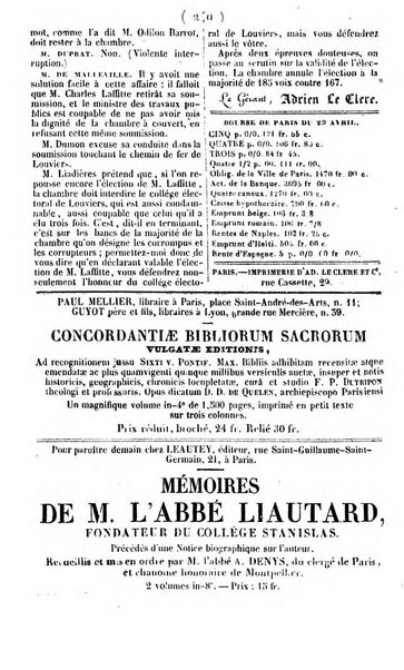 L'ami de la religion journal et revue ecclesiastique, politique et litteraire