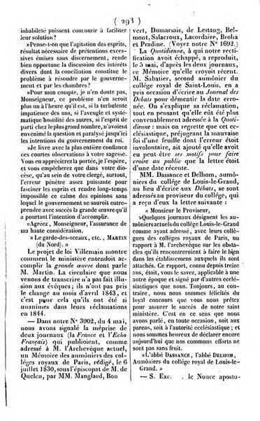 L'ami de la religion journal et revue ecclesiastique, politique et litteraire