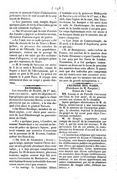 L'ami de la religion journal et revue ecclesiastique, politique et litteraire