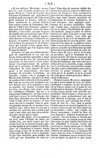 L'ami de la religion journal et revue ecclesiastique, politique et litteraire