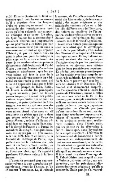 L'ami de la religion journal et revue ecclesiastique, politique et litteraire