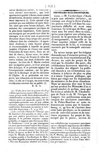 L'ami de la religion journal et revue ecclesiastique, politique et litteraire