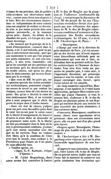 L'ami de la religion journal et revue ecclesiastique, politique et litteraire