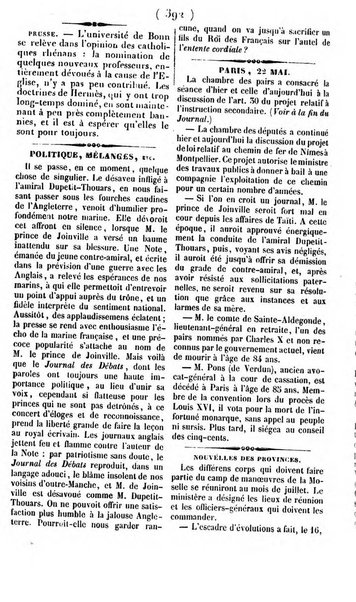 L'ami de la religion journal et revue ecclesiastique, politique et litteraire