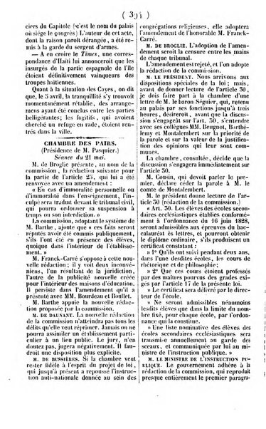 L'ami de la religion journal et revue ecclesiastique, politique et litteraire