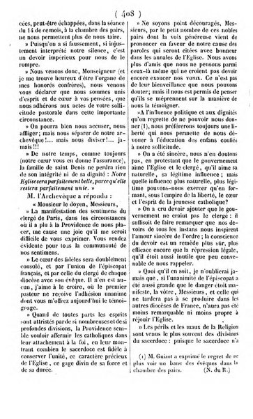 L'ami de la religion journal et revue ecclesiastique, politique et litteraire