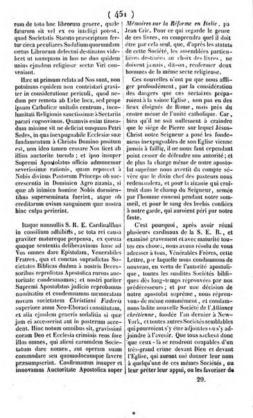 L'ami de la religion journal et revue ecclesiastique, politique et litteraire