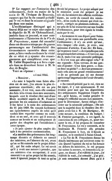 L'ami de la religion journal et revue ecclesiastique, politique et litteraire