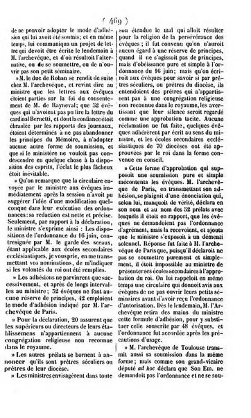 L'ami de la religion journal et revue ecclesiastique, politique et litteraire