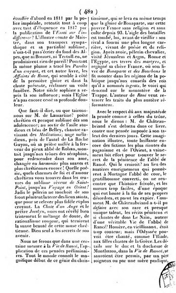 L'ami de la religion journal et revue ecclesiastique, politique et litteraire