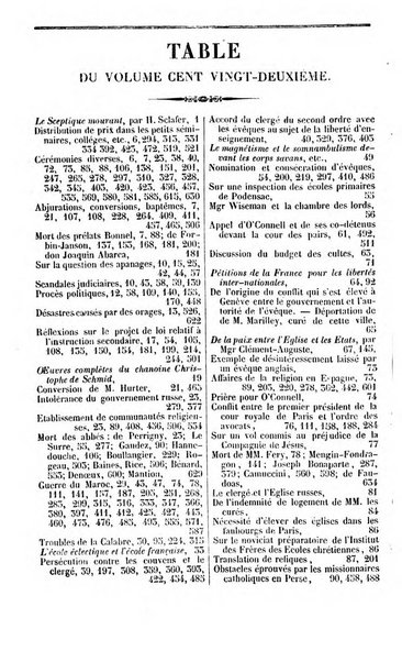 L'ami de la religion journal et revue ecclesiastique, politique et litteraire