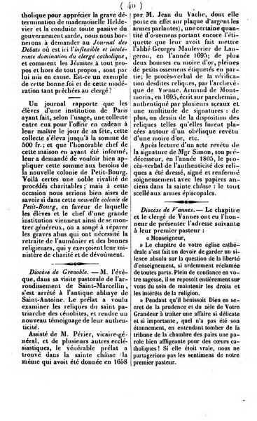 L'ami de la religion journal et revue ecclesiastique, politique et litteraire