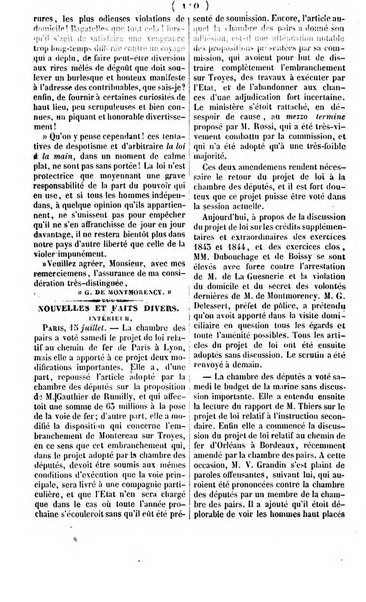 L'ami de la religion journal et revue ecclesiastique, politique et litteraire