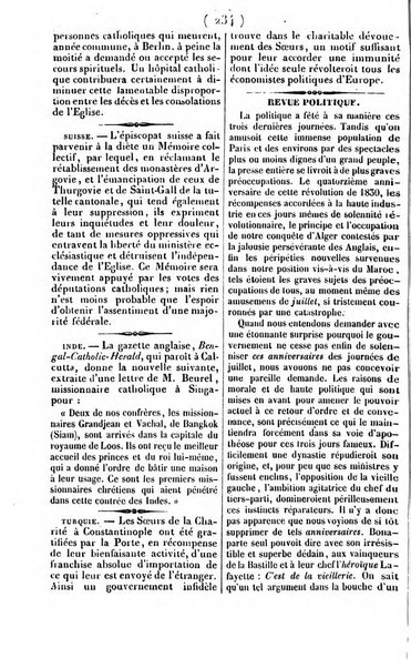 L'ami de la religion journal et revue ecclesiastique, politique et litteraire