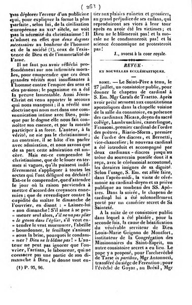 L'ami de la religion journal et revue ecclesiastique, politique et litteraire