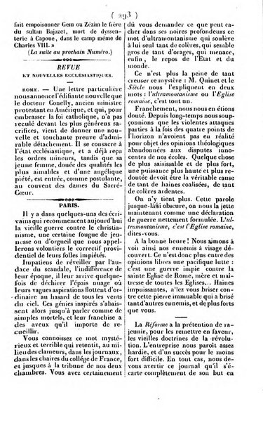 L'ami de la religion journal et revue ecclesiastique, politique et litteraire