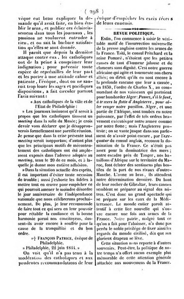 L'ami de la religion journal et revue ecclesiastique, politique et litteraire