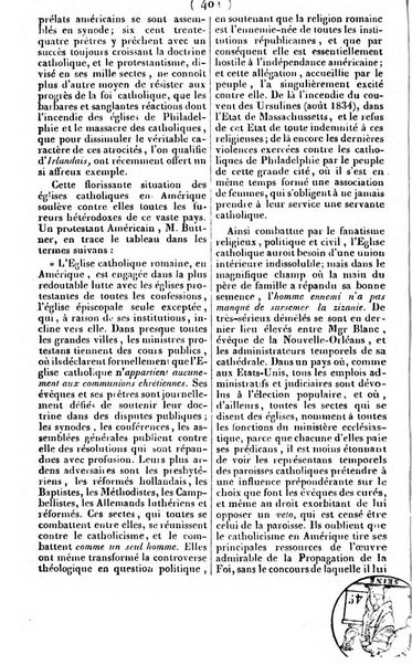 L'ami de la religion journal et revue ecclesiastique, politique et litteraire