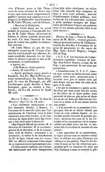 L'ami de la religion journal et revue ecclesiastique, politique et litteraire