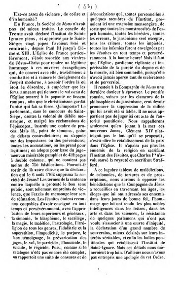 L'ami de la religion journal et revue ecclesiastique, politique et litteraire