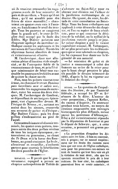 L'ami de la religion journal et revue ecclesiastique, politique et litteraire