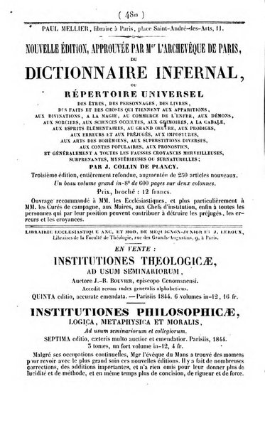 L'ami de la religion journal et revue ecclesiastique, politique et litteraire