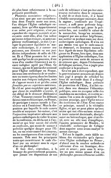 L'ami de la religion journal et revue ecclesiastique, politique et litteraire