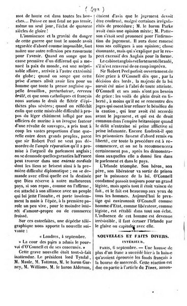 L'ami de la religion journal et revue ecclesiastique, politique et litteraire