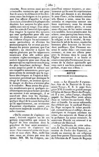 L'ami de la religion journal et revue ecclesiastique, politique et litteraire