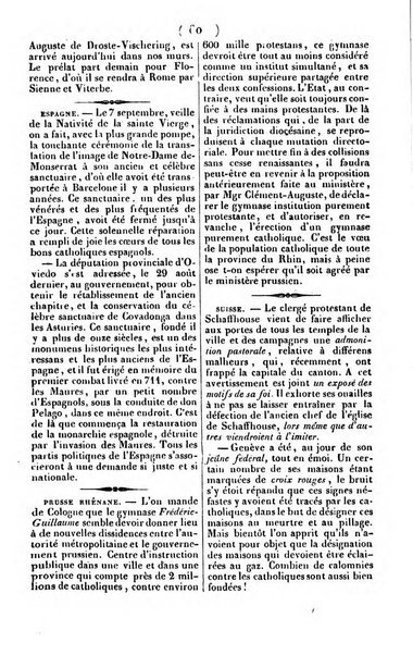 L'ami de la religion journal et revue ecclesiastique, politique et litteraire