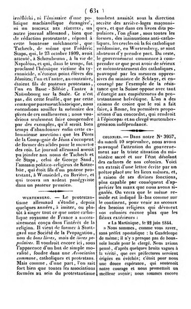 L'ami de la religion journal et revue ecclesiastique, politique et litteraire