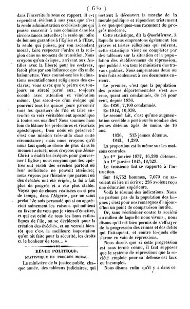 L'ami de la religion journal et revue ecclesiastique, politique et litteraire