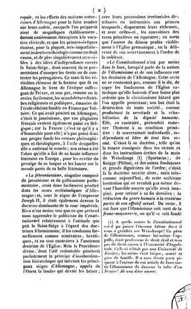 L'ami de la religion journal et revue ecclesiastique, politique et litteraire