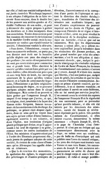 L'ami de la religion journal et revue ecclesiastique, politique et litteraire