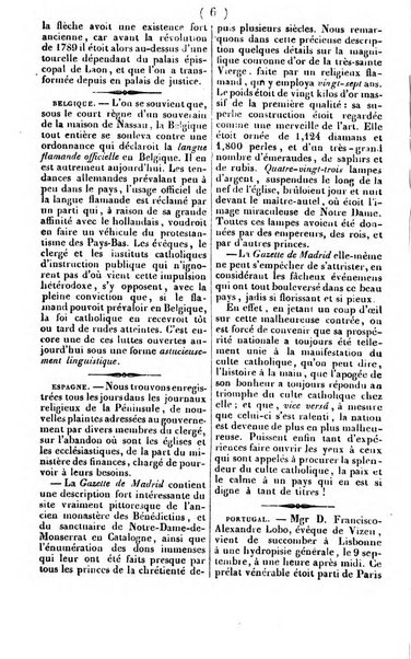 L'ami de la religion journal et revue ecclesiastique, politique et litteraire