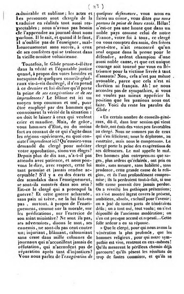 L'ami de la religion journal et revue ecclesiastique, politique et litteraire