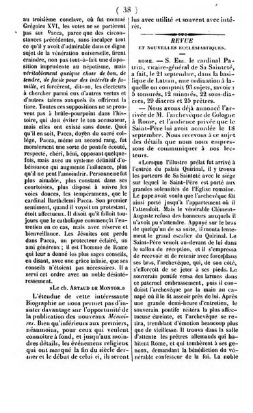 L'ami de la religion journal et revue ecclesiastique, politique et litteraire