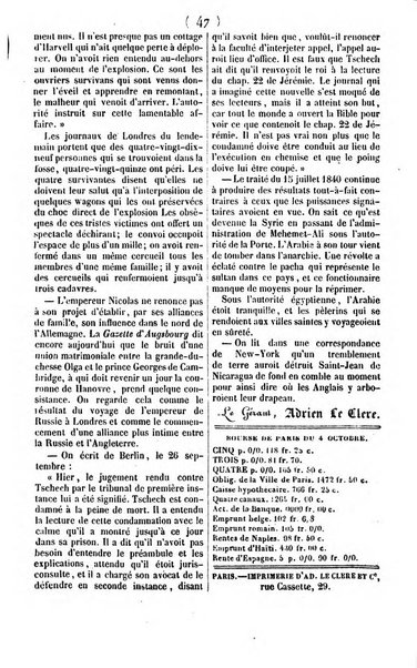 L'ami de la religion journal et revue ecclesiastique, politique et litteraire