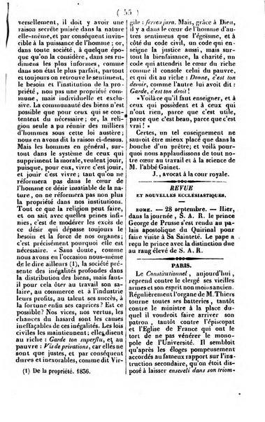 L'ami de la religion journal et revue ecclesiastique, politique et litteraire