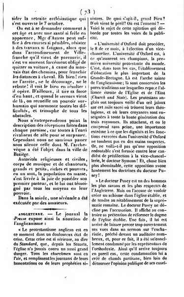 L'ami de la religion journal et revue ecclesiastique, politique et litteraire