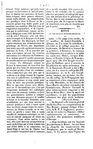 L'ami de la religion journal et revue ecclesiastique, politique et litteraire