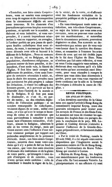 L'ami de la religion journal et revue ecclesiastique, politique et litteraire