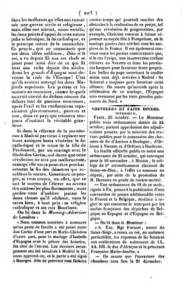 L'ami de la religion journal et revue ecclesiastique, politique et litteraire