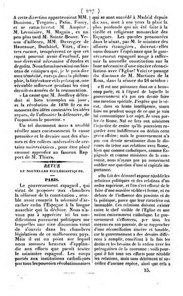 L'ami de la religion journal et revue ecclesiastique, politique et litteraire