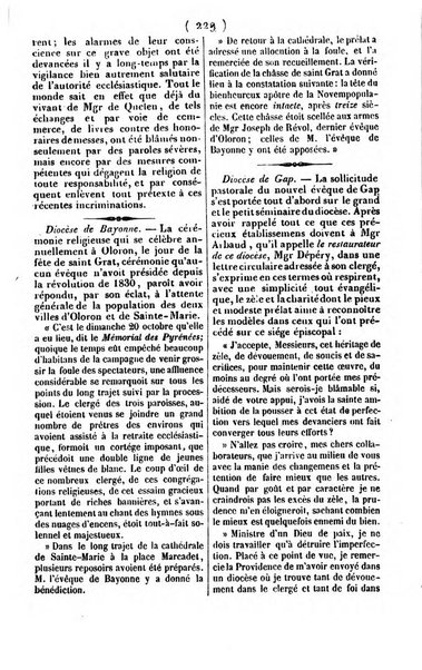 L'ami de la religion journal et revue ecclesiastique, politique et litteraire