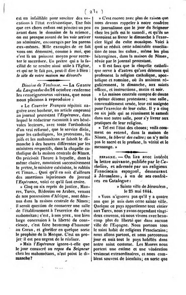 L'ami de la religion journal et revue ecclesiastique, politique et litteraire