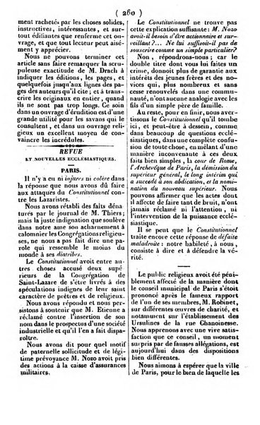 L'ami de la religion journal et revue ecclesiastique, politique et litteraire