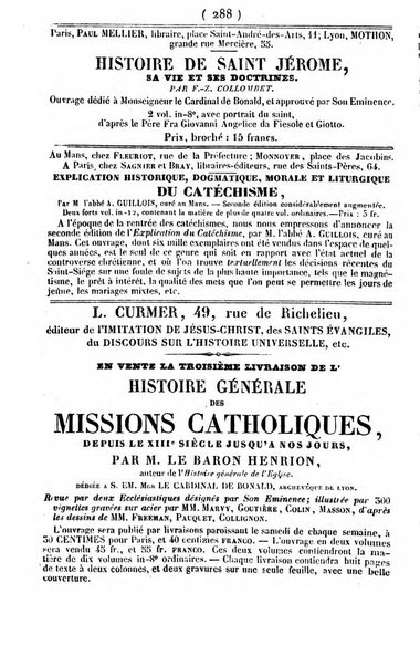 L'ami de la religion journal et revue ecclesiastique, politique et litteraire