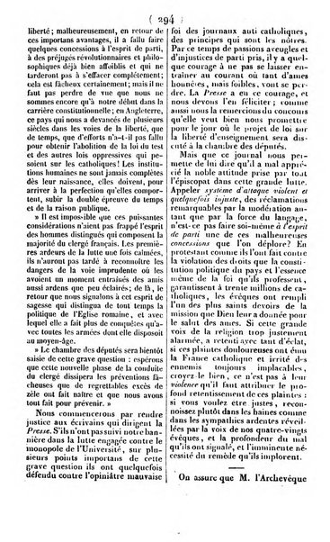 L'ami de la religion journal et revue ecclesiastique, politique et litteraire