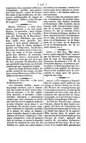 L'ami de la religion journal et revue ecclesiastique, politique et litteraire